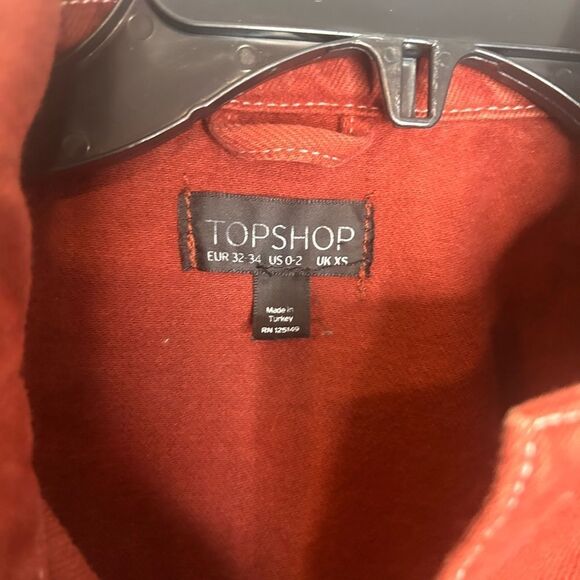 Topshop Topstitch Shirt Jacket - Picture 6 of 6